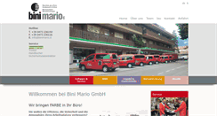 Desktop Screenshot of binimario.it